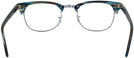 ClubMaster Stripped Blue/Grey Ray-Ban 5154 Single Vision Full Frame View #4