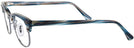 ClubMaster Stripped Blue/Grey Ray-Ban 5154 Bifocal View #3