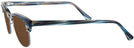 ClubMaster Stripped Blue/Grey Ray-Ban 5154 Bifocal Reading Sunglasses View #3