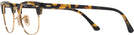 ClubMaster Yellow Havana Ray-Ban 5154L Clubmaster Optics Single Vision Full Frame View #3