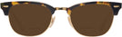 ClubMaster Yellow Havana Ray-Ban 5154L Clubmaster Optics Bifocal Reading Sunglasses View #2