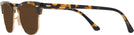 ClubMaster Yellow Havana Ray-Ban 5154L Clubmaster Optics Bifocal Reading Sunglasses View #3