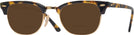 ClubMaster Yellow Havana Ray-Ban 5154L Clubmaster Optics Bifocal Reading Sunglasses View #1