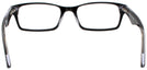 Rectangle Black Ray-Ban 5206 Computer Style Progressive View #4