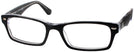 Rectangle Black Ray-Ban 5206 Computer Style Progressive View #1