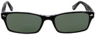 Rectangle Black Ray-Ban 5206 Progressive Reading Sunglasses View #2