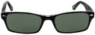Rectangle Black Ray-Ban 5206 Bifocal Reading Sunglasses View #2