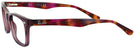 Wayfarer Opal Brown Ray-Ban 5228 Computer Style Progressive View #3