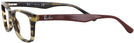 Wayfarer Havana Green Ray-Ban 5228 Computer Style Progressive View #3