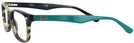 Wayfarer Grey Green Havana Ray-Ban 5228 Single Vision Full Frame View #3