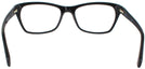 Rectangle Shiny Black Ray-Ban 5298 Single Vision Full Frame View #4