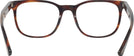 Square Striped Havana Ray-Ban 5369 Progressive No-Lines View #4