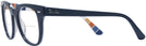 Square Blue On Stripes Orange/white Ray-Ban 5377 Bifocal View #3