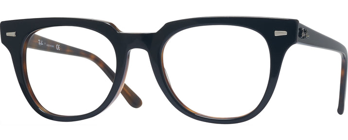 Square Grey On Havana Ray-Ban 5377 Progressive No-Lines View #1