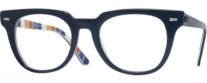  Blue On Stripes Orange/white Ray-Ban 5377 Single Vision Full Frame View #1