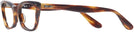 Cat Eye Striped Havana Ray-Ban 5499 Single Vision Full Frame View #3