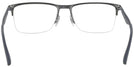 Square Matte Gunmetal Ray-Ban 6335 Computer Style Progressive View #4