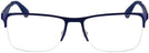 Square Gunmetal Top Blue Ray-Ban 6335 Computer Style Progressive View #2