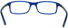 Rectangle Blue Ray-Ban 7017 Single Vision Full Frame View #4