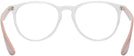 Square Transparent Ray-Ban 7046 Computer Style Progressive View #4
