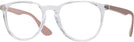 Square Transparent Ray-Ban 7046 Progressive No-Lines View #1