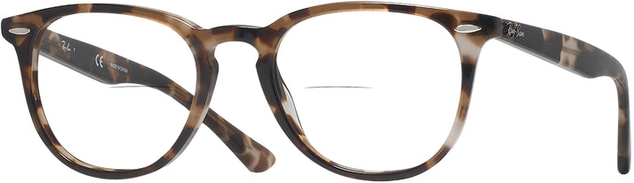 Square Brown Havana Ray-Ban 7159 Bifocal View #1
