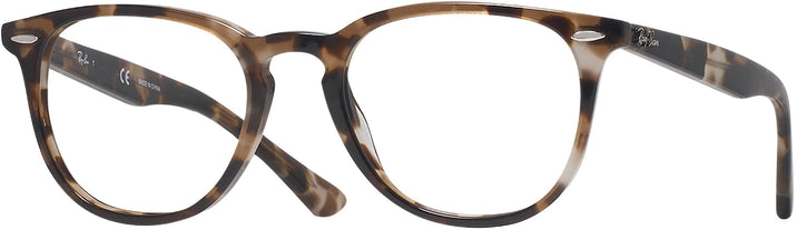 Square Brown Havana Ray-Ban 7159 Computer Style Progressive View #1