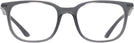 Square Transparent Grey Ray-Ban 7211 Single Vision Full Frame View #2