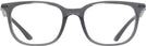 Square Transparent Grey Ray-Ban 7211 Single Vision Full Frame View #2