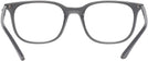 Square Transparent Grey Ray-Ban 7211 Progressive No-Lines View #4