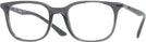 Square Transparent Grey Ray-Ban 7211 Progressive No-Lines View #1