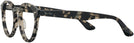 Round Grey Havana Ray-Ban 7680V Single Vision Full Frame View #3