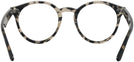 Round Grey Havana Ray-Ban 7680V Single Vision Full Frame View #4