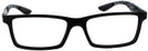 Rectangle Black Ray-Ban 8901 Computer Style Progressive View #2