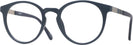 Round Navy Blue Byblos Progressive No-Lines View #1