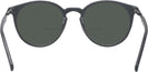 Round Black Byblos Bifoca Reading Sunglasses View #4