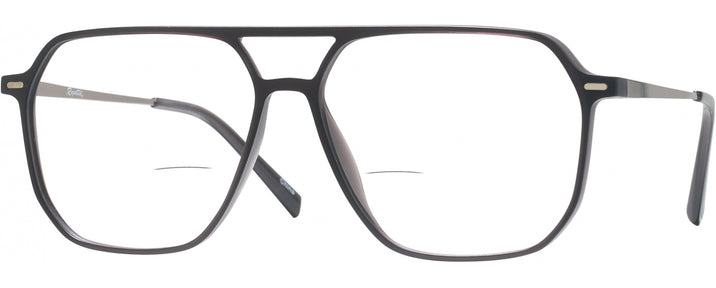 Aviator,Square Black Compass Bifocal View #1