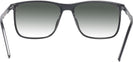 Square Black Dubrovnik w/ Gradient Progressive No-Line Reading Sunglasses View #4