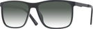 Square Black Dubrovnik w/ Gradient Progressive Reading Sunglasses View #1