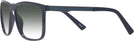 Square Black With Blue Dubrovnik w/ Gradient Progressive No-Line Reading Sunglasses View #3