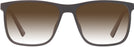 Square Tortoise Dubrovnik w/ Gradient Progressive No-Line Reading Sunglasses View #2