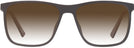 Square Tortoise Dubrovnik w/ Gradient Progressive Reading Sunglasses View #2