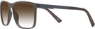 Square Tortoise Dubrovnik w/ Gradient Progressive Reading Sunglasses View #3