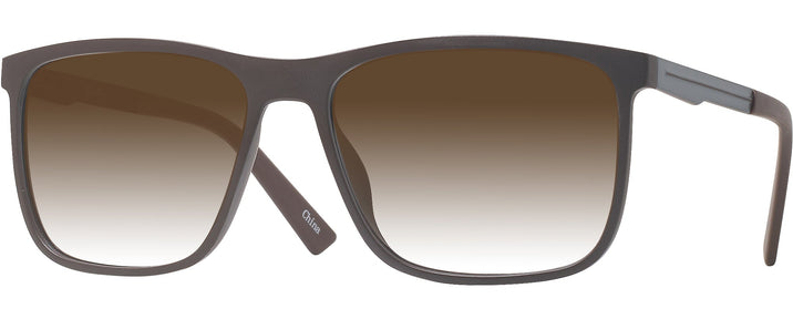 Square Tortoise Dubrovnik w/ Gradient Progressive Reading Sunglasses View #1