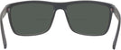 Rectangle Black Endurance Bifocal Reading Sunglasses View #4