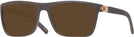 Rectangle Brown Endurance Bifocal Reading Sunglasses View #1