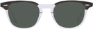 Square Crystal Black Orville Progressive Reading Sunglasses View #2