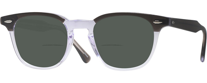 Square Crystal Black Orville Bifocal Reading Sunglasses View #1