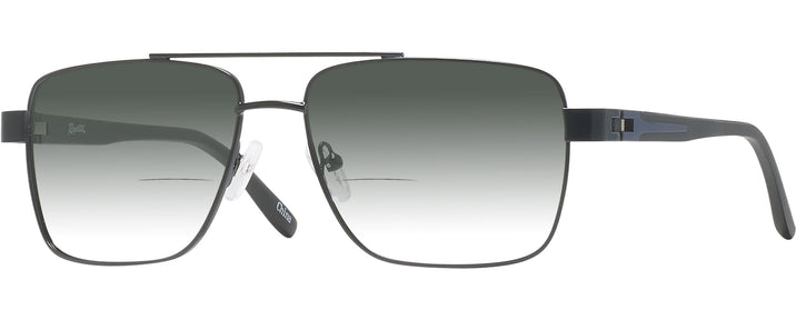  Black Palermo w/ Gradient Bifocal Reading Sunglasses View #1