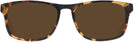 Rectangle Tortoise Shore Line Progressive Reading Sunglasses View #2